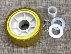 48662 Tie Down 3 Inch X 5 Boat Trailer Poly Ribbed Wobble Roller