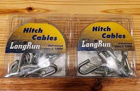 59535 Tie Down Lot Of 2 Long Run Trailer Hitch Cable 36 Inch S-hooks 2-2 Packs 4total