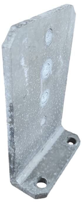 Tie Down 693031616854 Heavy Duty 8 Inch X5 X1/4 Vertical Bunk Bracket Galvanized Steel Boat Trailer