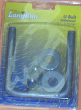 86222 Tie Down Engineering Square U-bolt 1/2 X 3-1/16 3-13/16 Plated