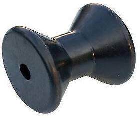 86488 Tie Down Engineering 4 Inch Bow Roller - Black Rubber