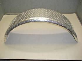 44837 Tie Down Engineering Single Axle Aluminum Diamond Plate Trailer Fender