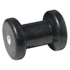 86479 Tie Down Engineering 4 Inch L Black Rubber Spool-shaped Keel Roller For 1/2 Shaft