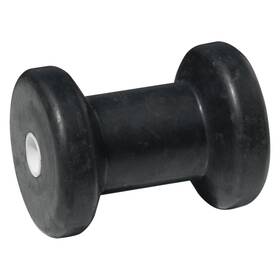 86480 Tie Down Engineering 4 Inch L Black Rubber Spool-shaped Keel Roller For 5/8 Shaft