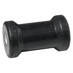 86482 Tie Down Engineering 5 Inch L Black Rubber Spool-shaped Keel Roller For 5/8 Shaft