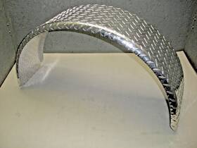 86585 Tie Down Engineering Single Axle Aluminum Diamond Plate Trailer Fender