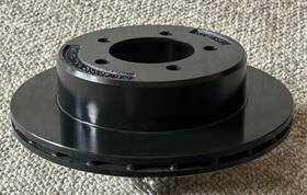 F46246 Tie Down Engineering New 5 Lug Vented Disc Brake Rotor E-coated Nos