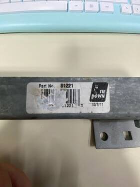 81221 Tiedown Engineering Bolster Bracket 12in With Swivel