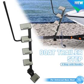 Ti-c1972 Tiewards Boat Trailer 4 Step 5 With Handle Non-slip For Universal Tongue