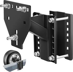Btzj06 Toolhoper Trailer Spare Tire Mount Boat For Utility Black