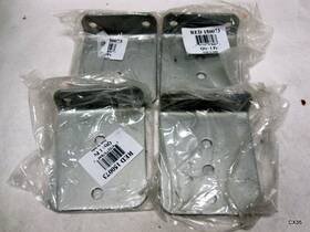 150073 Top Parts 4 Pack Of 6 Inch Galvanized L-type Boat Trailer Bunk Bracket Heavy Duty