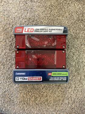 Towsmart 849278014315 Pro Class Led Low Profile Submersible Trailer Light Kit