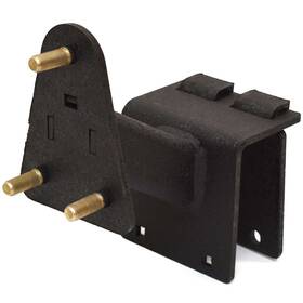 1120011 Tracker Boats Pn Boat Trailer Spare Tire Mount Black Powder Coat Steel