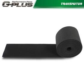 Tra588551 Transmotor2013 Black Ribbed Bunk Carpet / Marine Boat Trailer Runners Outdoor - 12 Inch X 75ft