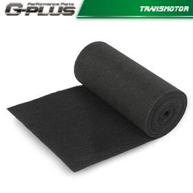 Trans0424-99 Transmotor2013 Black Ribbed Bunk Carpet / Marine Boat Trailer Runners Outdoor - 12 Inch X 12ft
