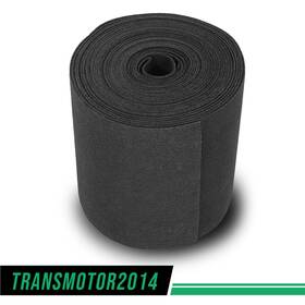 Tra642523 Transmotor2014 New Black Ribbed Bunk Carpet / Marine Boat Trailer Runners Outdoor - 12 Inch X 50ft