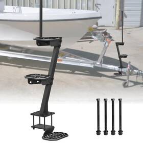 Cw0764-023 Treli Boat Trailer Steps 3-step Ladder 550 Lbs Side Mount Step For Universal