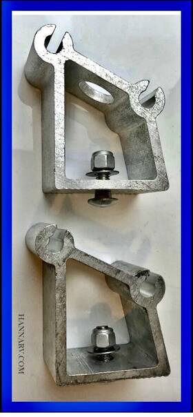 07457 Triton 07456 Pwc Jet Ski Trailer Aluminum Bunk Bracket - 4 Brackets #07456 Or