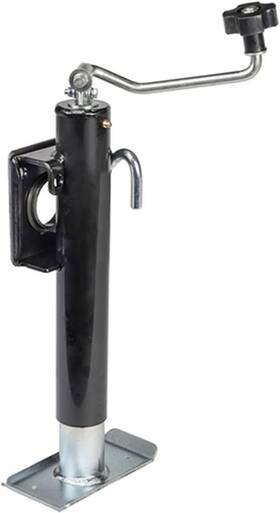 Tr-jtwr2k-10 Truryde Southwest Wheel 2 000 Lbs. 10 Inch Travel Top Wind Swivel Retaining Ring Mount Jack