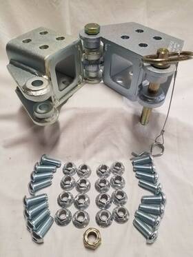 Sw3x3zp Ttroy Fold Away Hinge Kit 3x3 Zinc Plated Made In The Usa