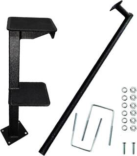 Lf30364-b0279-038-6 Unbd Dual Step Boat Trailer Steps For The Tongue With Handle Universal Fit Bass