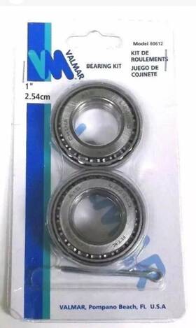 80612 Valmar 1 Inch Complete Trailer Wheel Bearing Kit #80612 Boat