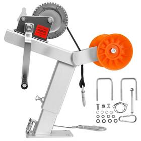 Vevor 197988696131 Boat Trailer Winch Stand 1200 Lb 3 Inch X 25 Ft Strap 2-3 3-4 Roller Mount