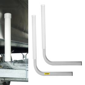 Ctcdghyl16pvczdji Vevor Boat Trailer Guide-on 22 Inch Steel Post Guide On With 1 Pair Pvc Covers