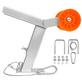 Cyjpzjzzj00032g30001 Vevor Boat Trailer Winch Stand With Roller Adjustable Height Mount