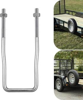 Vg011-1 Viagl U-bolt Trailer Spare Tire Bracket Carrier Silver