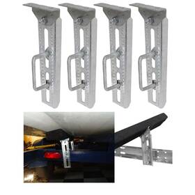 Mw-gsbb-4s8in Vinyl Etchings 4 Sets 8in Heavy Duty Galvanized Swivel Top Boat Trailer Bunk Brackets With Hard