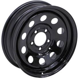 Jg70-3465b0 Vision Trailer Rim Wheel 13x4.5 5/4.5 Black Steel Mod Camper Boat Utility Farm Stock