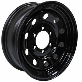 Jg70-5683b0 Vision Trailer Rim Wheel 15x6 6/5.5 Black Steel Mod Camper Boat Utility Farm Stock
