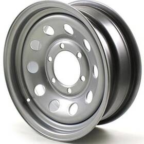 Jg70-5683s0 Vision Trailer Rim Wheel 15x6 6/5.5 Silver Steel Mod Camper Boat Utility Farm Stock