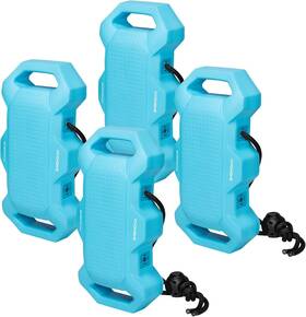 Vh1440-bl Vivohome Eva Boat Fenders For Docking Bumpers 16.5 X 7.4 3.5 Inch Blue