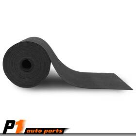 Zp030406 Vr Auto Parts Black Ribbed Bunk Carpet / Marine Boat Trailer Runners Outdoor - 18 Inch X 50ft