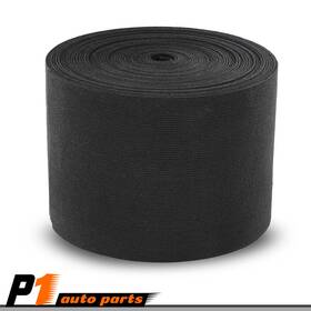 Zp20250225-1 Vr Auto Parts Black Ribbed Bunk Carpet / Marine Boat Trailer Runners Outdoor - 12 Inch X 100ft
