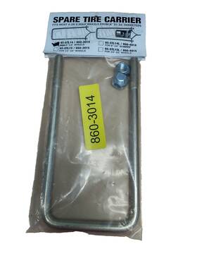 860-3014 Water-land Supply / Continental Trailers U-bolt Style Spare Tire Carrier