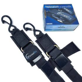 Wrx2x48bttd Wavesrx Pontoon And Boat Trailer Transom Straps 2pk - 48 Inch Tie Down Adjustable St