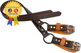 08-98050-26 Weaver Leather Arborist Split Ring Lower Climber Straps Yellow 26 Inch