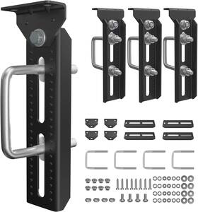 Wellmax Wm51600 10 Inch Heavy Duty Boat Trailer Bunk Brackets 4-pack Galvanized Steel With E-coating