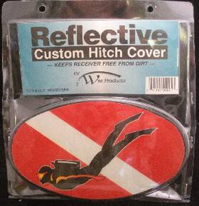 Wp-211c Wes Reflective Custom Hitch Cover Diver