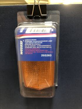 203263 Wesbar Amber Clearance / Marker Light