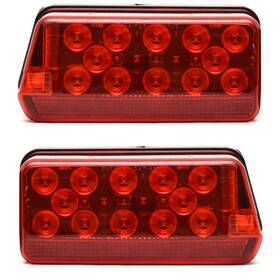 281595 Wesbar Boat Trailer Tail Lights Submersible Led Set