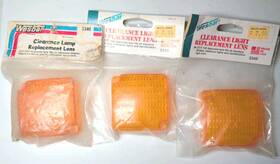 Wesbar 3340 Lot Of 3 #3340 Amber Clearance Light Replacement Lens