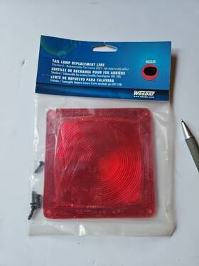 403335 Wesbar Genuine Trailer Lamp Replacement Lens With Screws Nos Oem Ba19