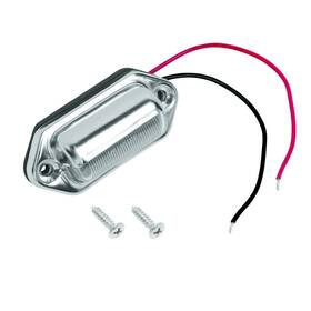 54206-001 Wesbar License Plate Light Mini 2 Led Diodes Chrome Platted Lc