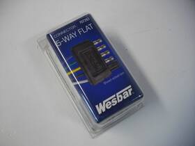 707283 Wesbar 5-way Flat Light Connector Trailer Side