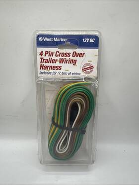 Tx-s4329 West Marine 7066210 Boat 12vdc 4-pin Cross Over Trailer Wiring Harness