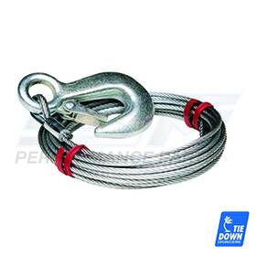 Wsm Lr59380 Trailer Winch Cable 1 8ftft X 20ft